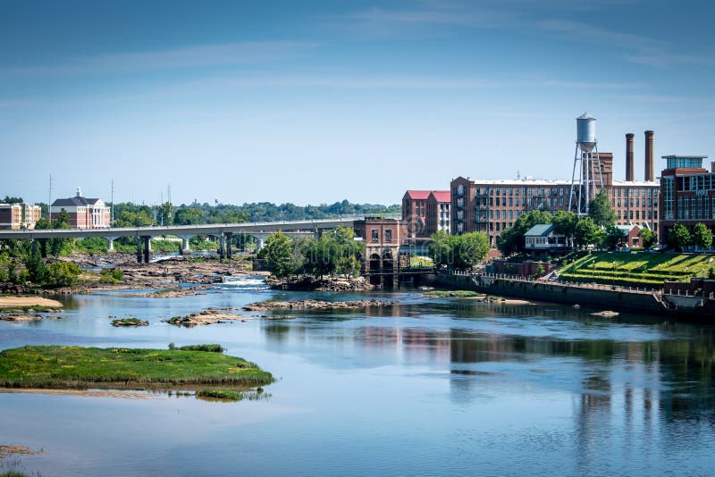 Chattahoochee Riverwalk em Columbo, GA imagens de stock Chattahoochee Riverwalk em Columbo, GA imagens de stock