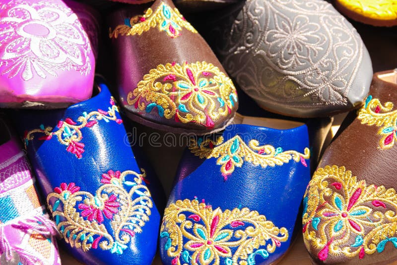 Chaussons marocains Ouarzazate morocco photos stock Chaussons marocains Ouarzazate morocco photos stock