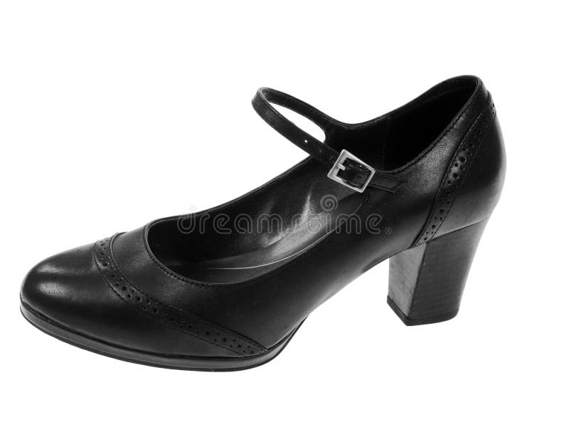 Chaussure noire image libre de droits