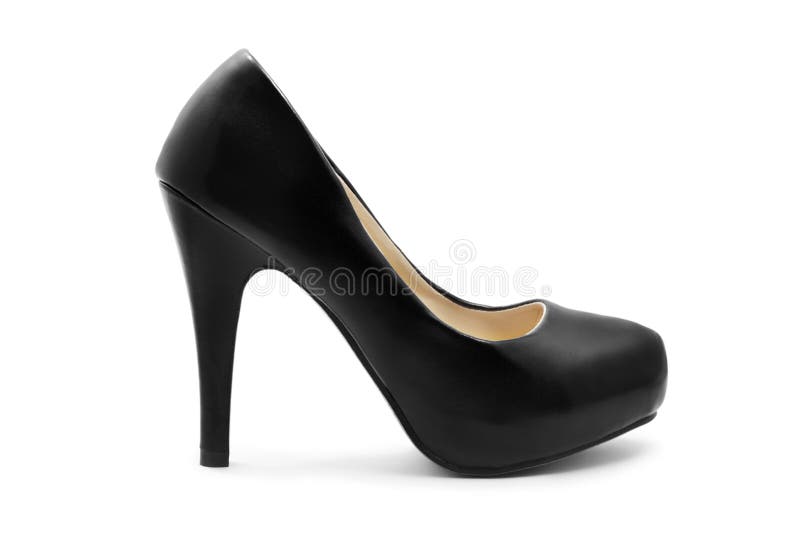 Chaussure noire image libre de droits