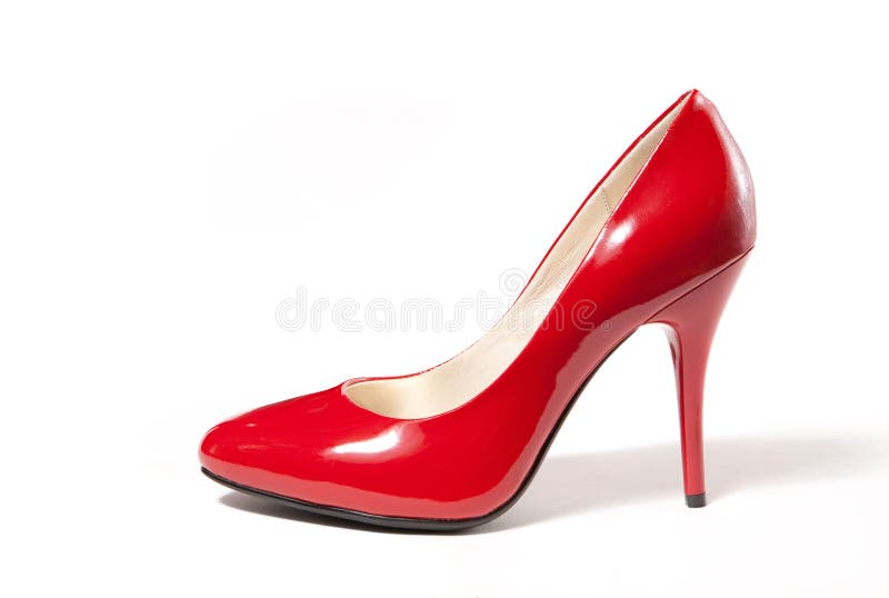 Chaussure Rouge De Femmes De Haut Talon Image stock - Image du féminité,  fille: 42132213