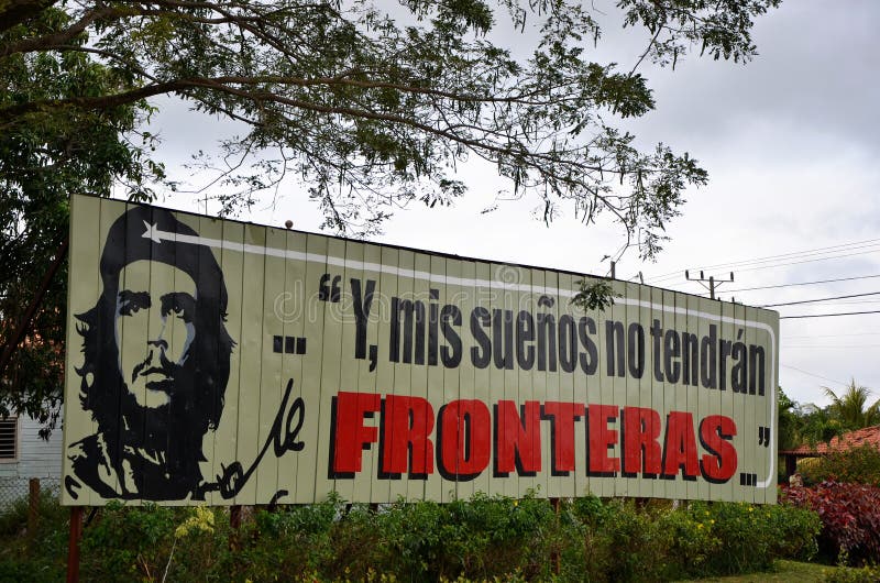 Che Guevara Motto: and my dreams wonÂ´t have borders Cuba. Che Guevara Motto: and my dreams wonÂ´t have borders Cuba