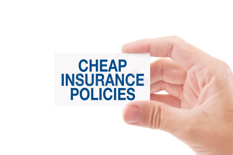 Cheap Insurance Policies stock photo. Image of background - 51245250