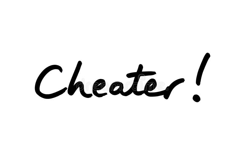 Cheater Stock Illustrations – 1,115 Cheater Stock Illustrations, Vectors &  Clipart - Dreamstime