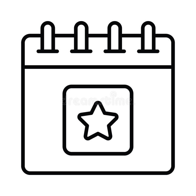 Check this beautifully designed event planner vector design stock illustration