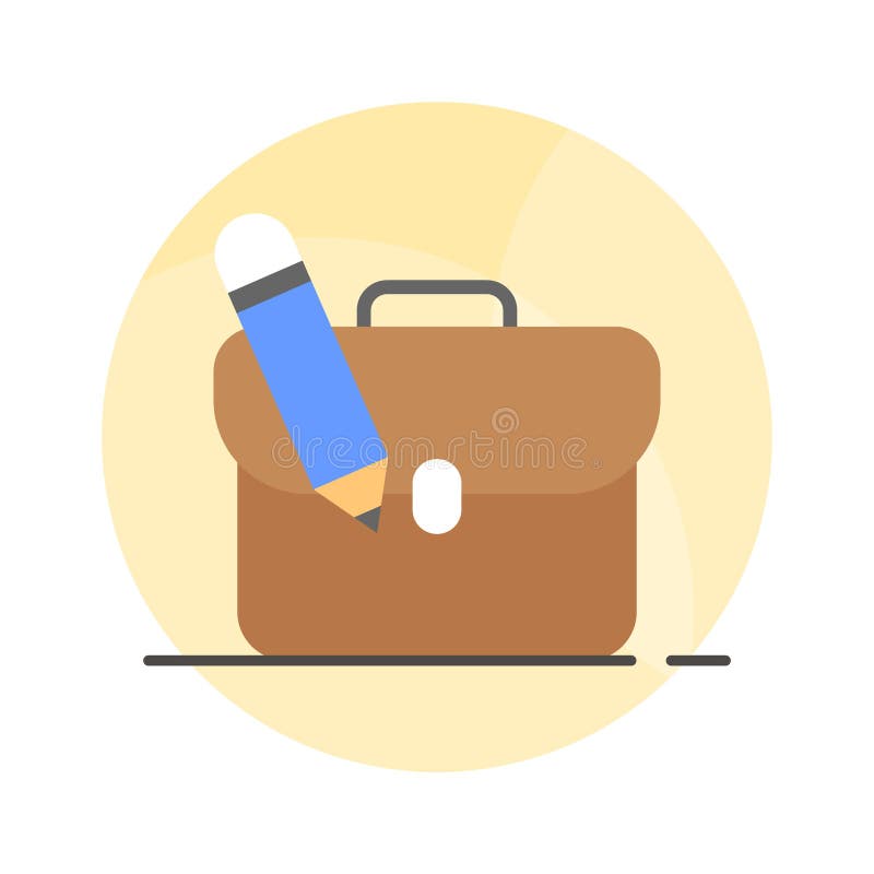 Check this beautifully designed portfolio bag vector design, ready to use icon vector illustration