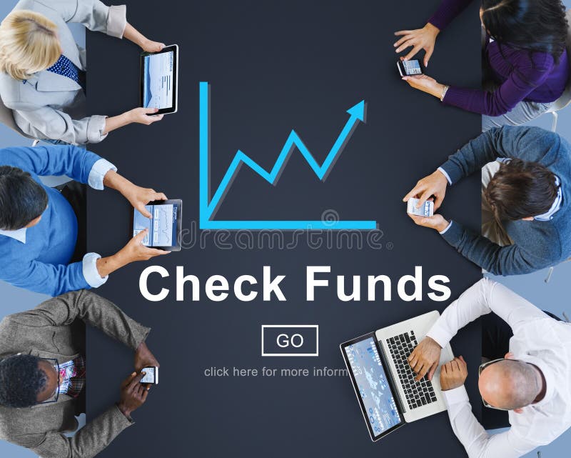 Check Funds Budget Analysis Business Data Finance Concept vector illustration