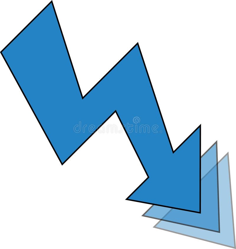 Check Mark with Arrow Blue Color. Stock Vector - Illustration of white ...