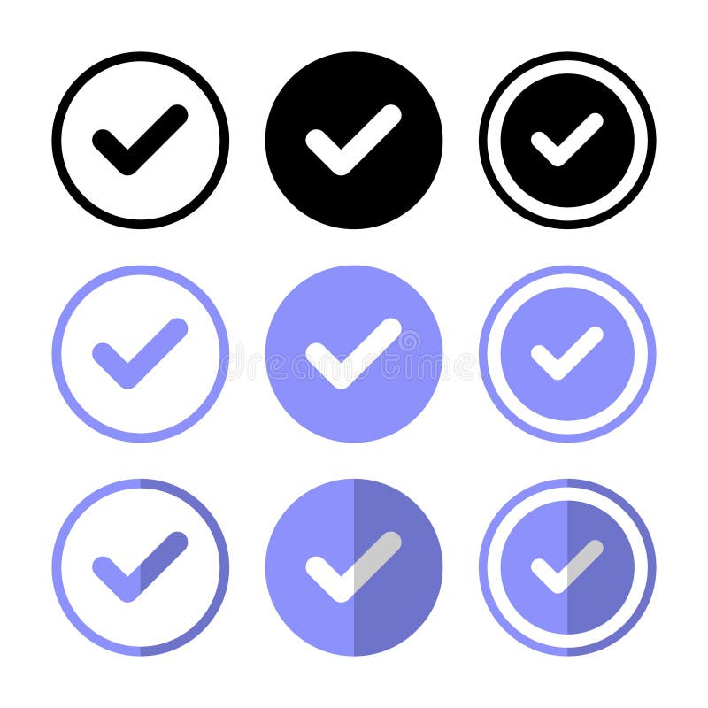 Blue verified badge icon vector. Tick, check mark sign symbol of social  media profile 14029612 Vector Art at Vecteezy