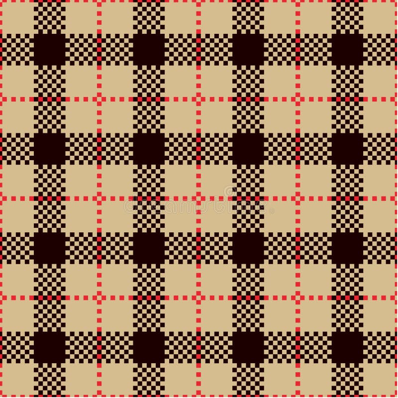 Vector Seamless Pattern Scottish Tartan 1 Stock Vector - Illustration ...