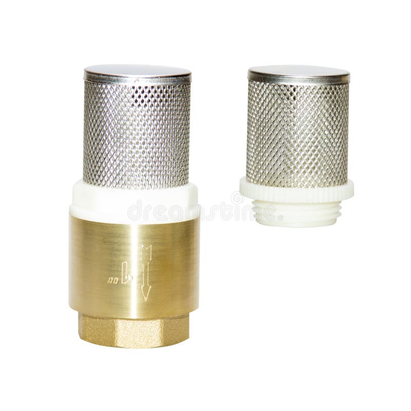 Check Strainer Valve Small Metal Mesh, Protection Water from Debris Impurities, Copper Fitting