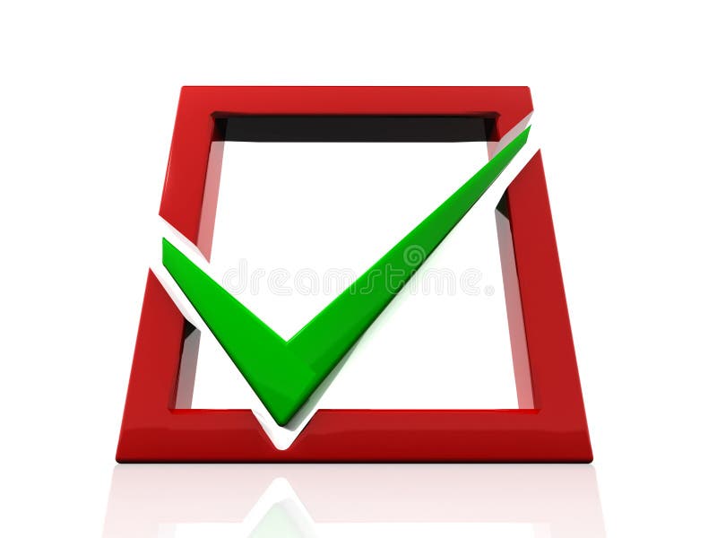 Checkbox royalty free illustration