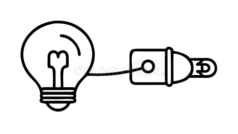 Checked Document Idea Lightbulb Icon for Verified Solutions, vector design Generative AI stock illustration