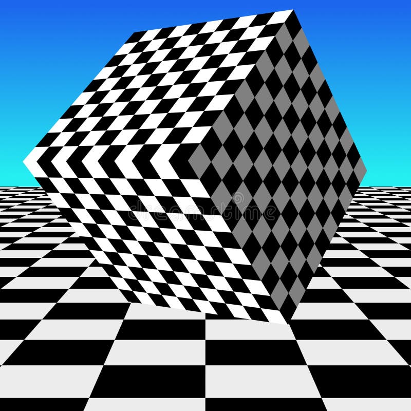 Checker Block stock illustration. Illustration of backdrop - 33989217