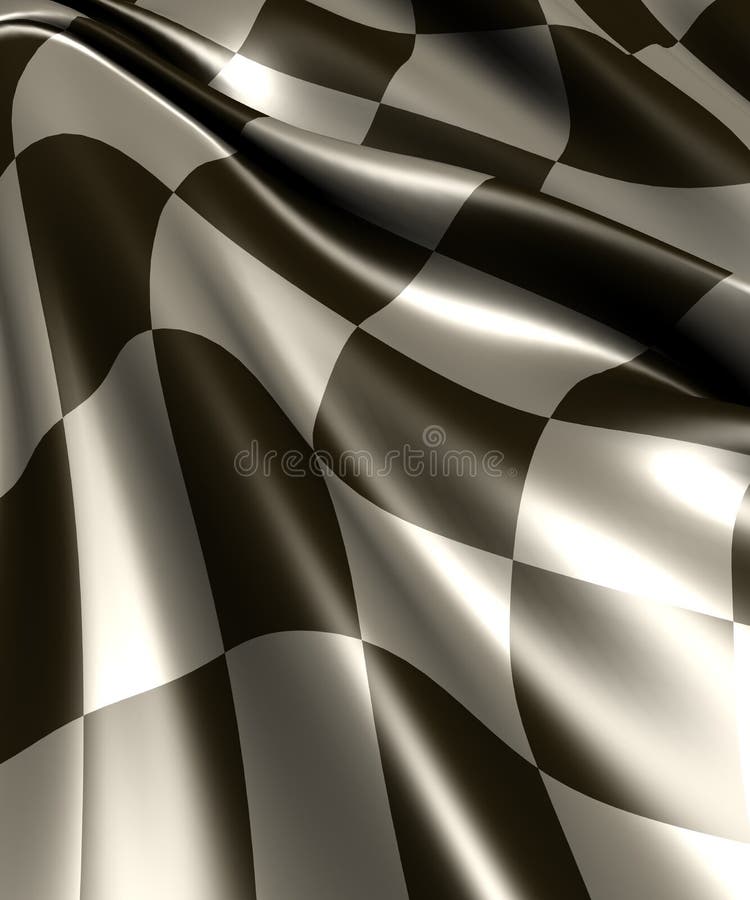 Checker racing flag