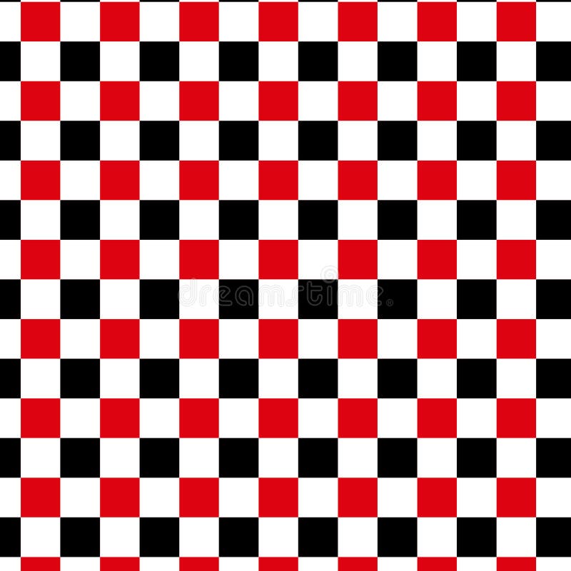 Checkered Background Red and Black and White Stock Illustration -  Illustration of background, geometric: 172032572