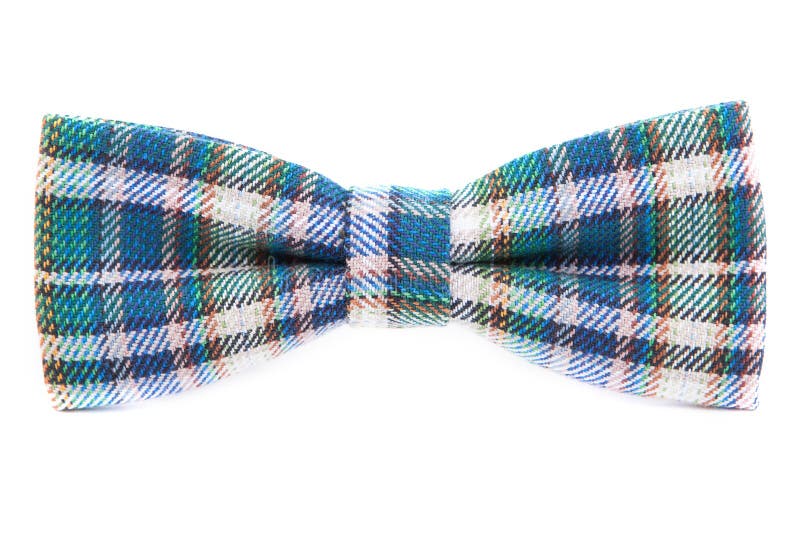 Checkered bow tie isolated stock image Checkered bow tie isolated stock image
