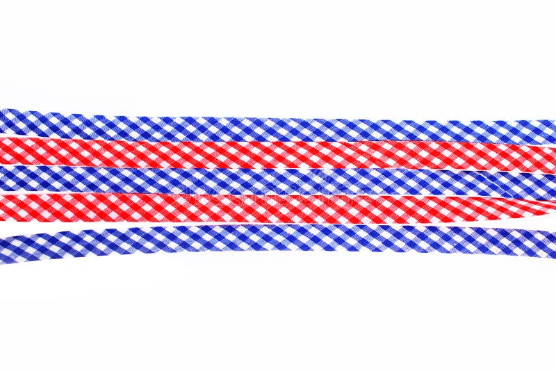 Checkered Decorative Ribbons Stock Photo Image of festive