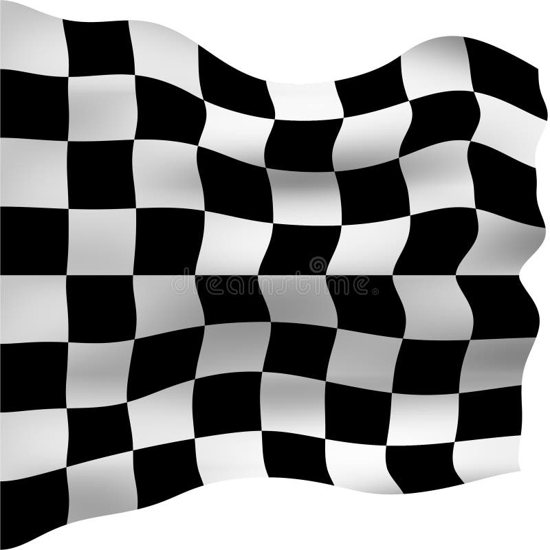 Checkered Flag stock illustration. Illustration of pride 12720494