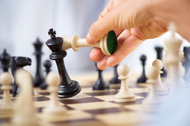 Checkmate white chess defeats black king 26565272 PNG