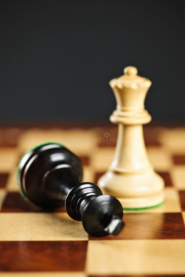 Checkmate na xadrez foto de stock. Imagem de posto, estratégia