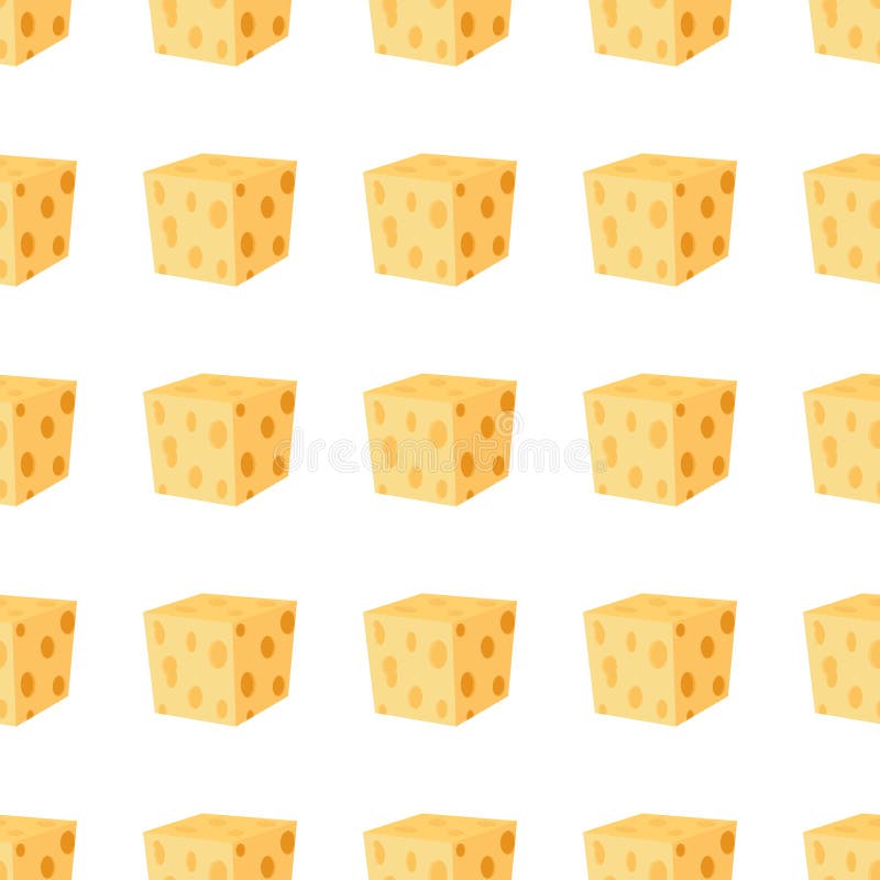 Cheddar, parmesan cheese seamless pattern. Dairy milky product. royalty free illustration Cheddar, parmesan cheese seamless pattern. Dairy milky product. royalty free illustration