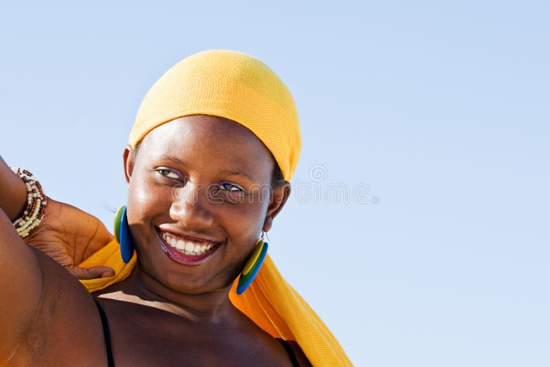 Happy Cheerful Young Black Man Photo Calling Looking