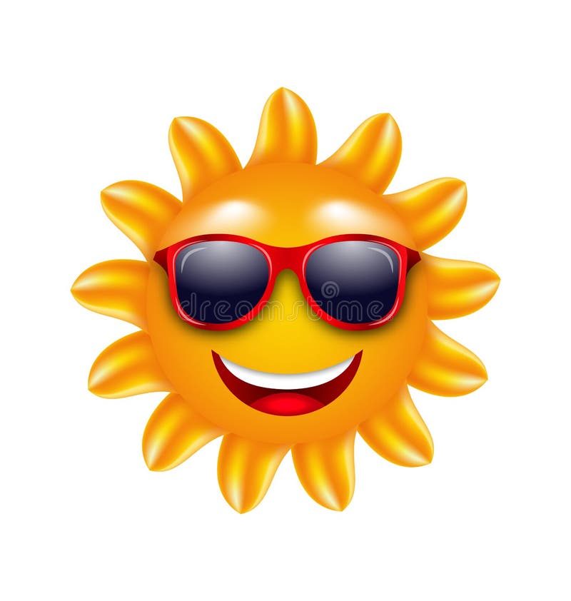 Illustration Cool Happy Summer Sun Sunglasses Stock Vector (Royalty Free)  407236678 | Shutterstock