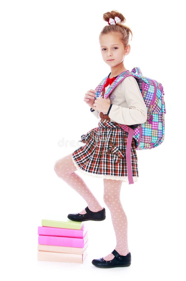 101 Girl Put Book Backpack Stock Photos - Free & Royalty-Free Stock ...