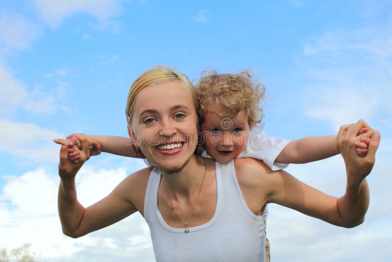 Cheerful Mother And Daughter Stock Image Image Of Loving