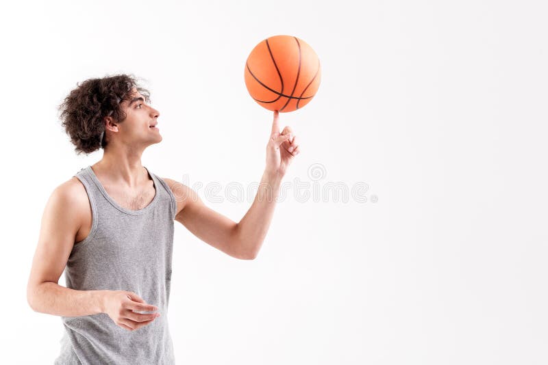 https://thumbs.dreamstime.com/b/cheerful-skinny-male-basketball-player-joyful-young-thin-man-playing-smiling-standing-turning-ball-his-finger-94639182.jpg