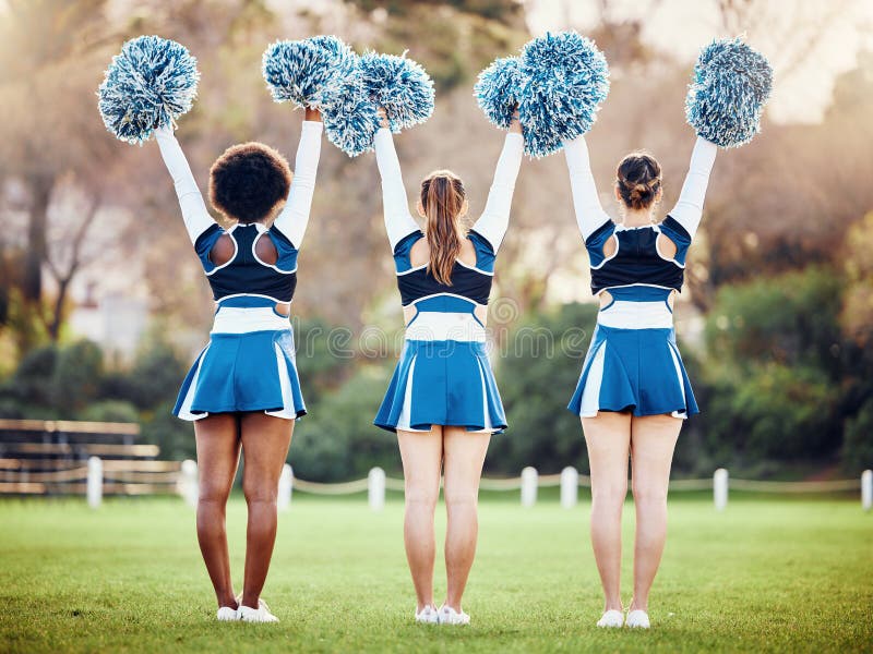 Pompons rouges (paire) Cheerleader Cheerleading Cheer Pom Pom Femmes Filles  