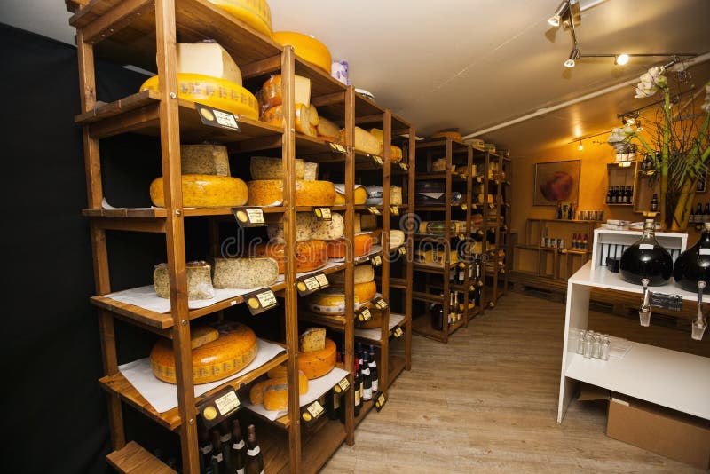 Cheese Manufacture in Netherlands. Stock Photo Image of industrial, curd 8704864