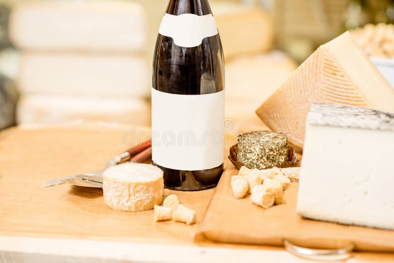 Cheese assortment with wine on the table royalty free stock photos Cheese assortment with wine on the table royalty free stock photos