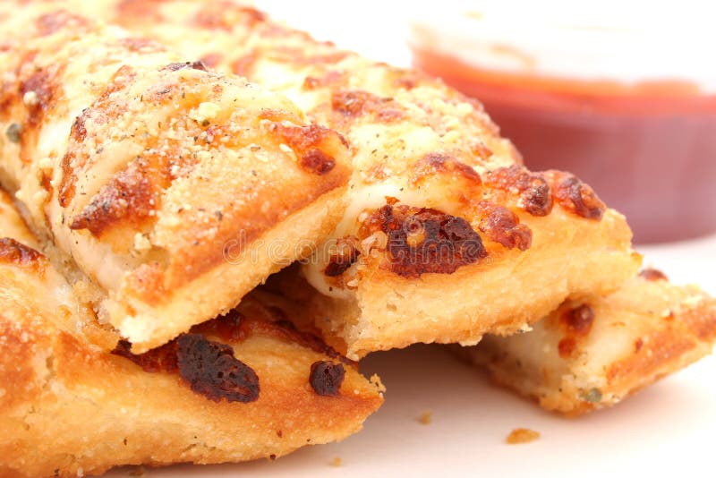 Cheese Bread and Marinara Sauce Stock Image Image of togo, spicy 81941