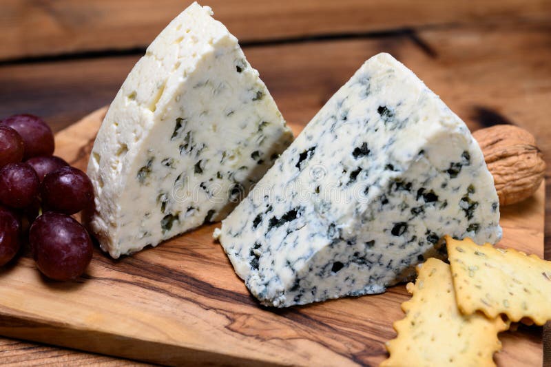 Cheese Collection, Strong Danish Blue Cheese Danablu with Blue Mould