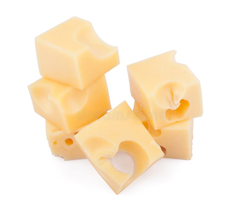 Cheese cubes stock image. Image of gourmet, fresh, slice 28121711