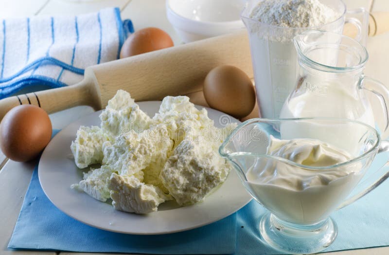 Cheese and dairy products stock image. Image of fresh 86263783