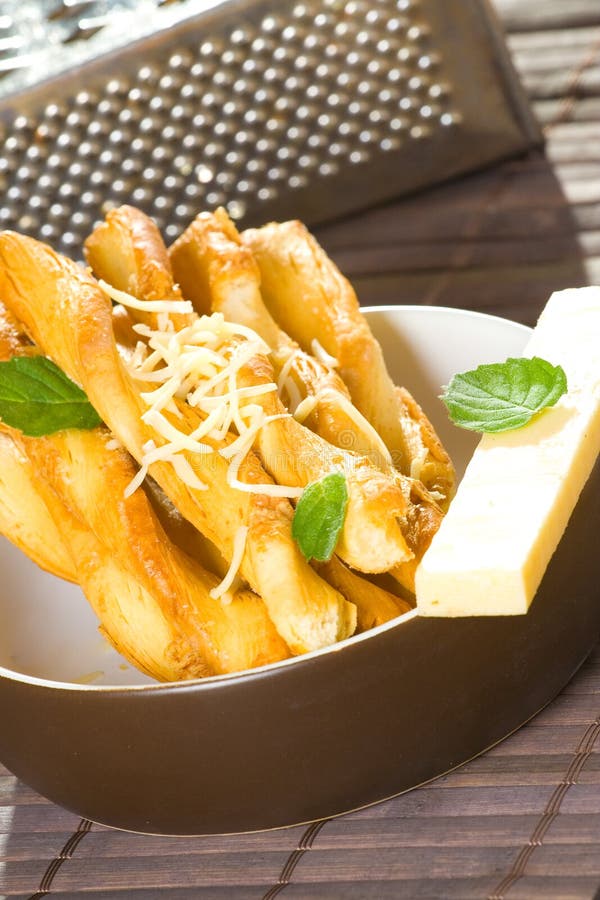 Cheese Flavored Twisted Sticks Stock Image Image of cheese, salted
