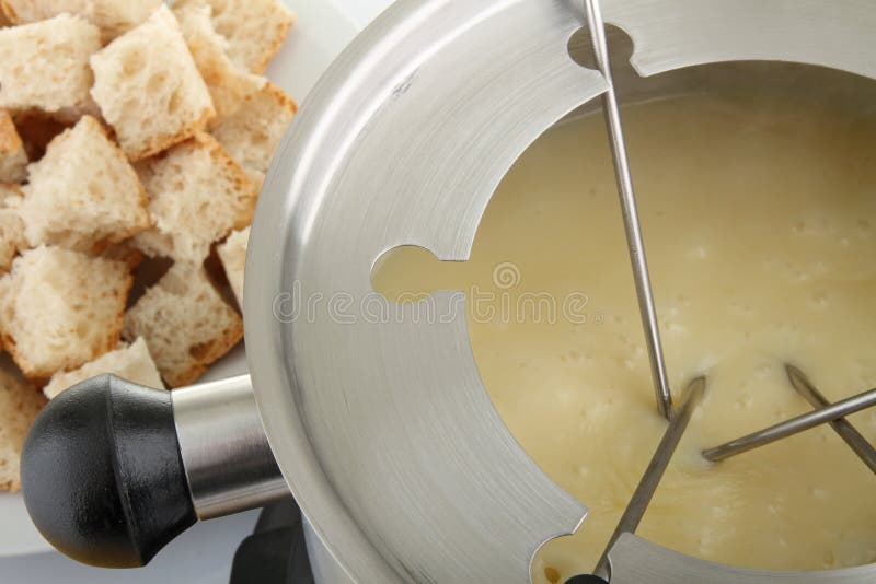 Cheese fondue stock image. Image of european, cheese 22390509