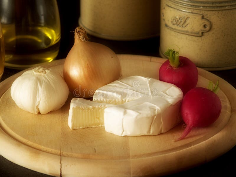 Cheese,garlic,onions and Spice Stock Image Image of lunch, closeup