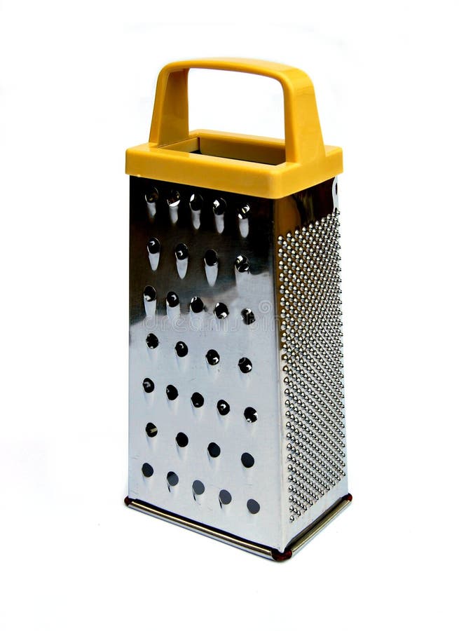 Cheese grater isolated stock image. Image of steel, object 9196893