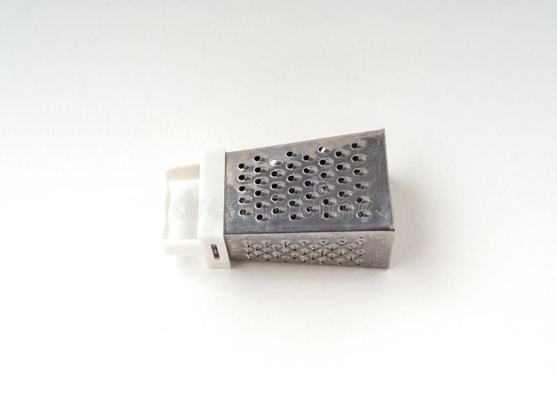 Cheese Grater Isolated on White Background Stock Photo - Image of
