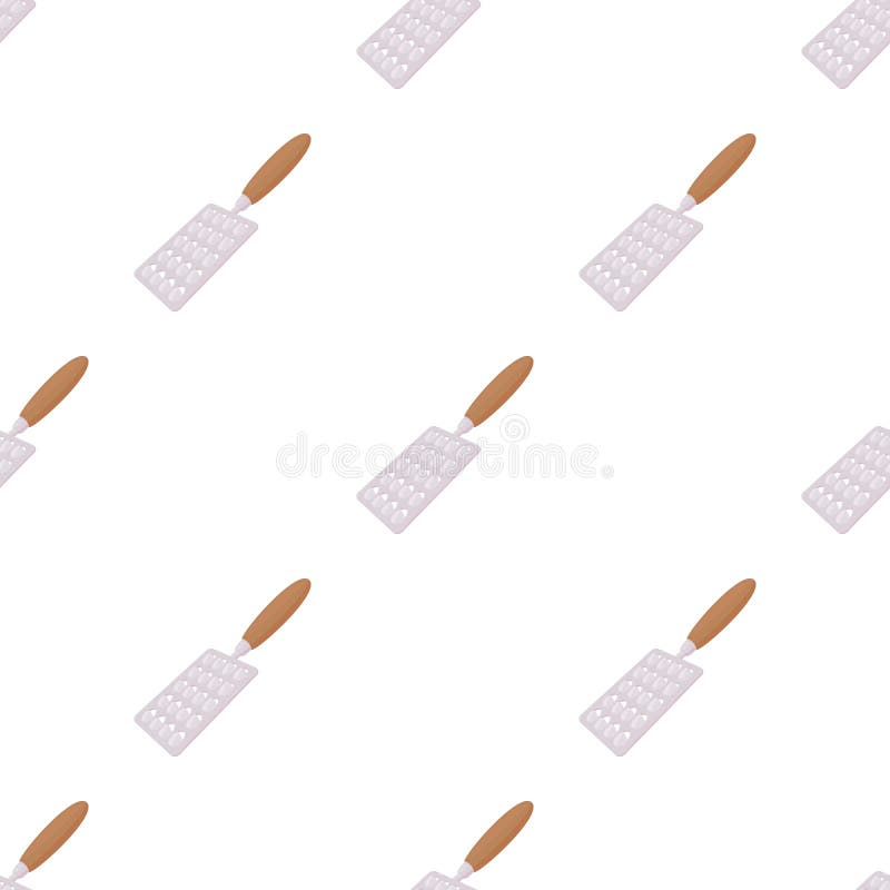 Cheese grater with a wooden handle pattern seamless vector vector illustration