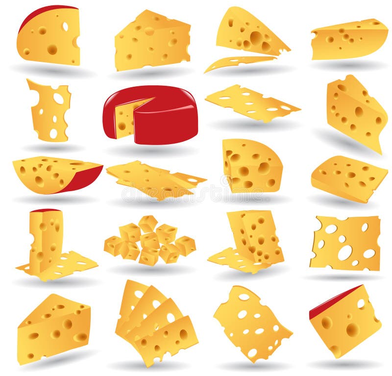 Cheese icon collection