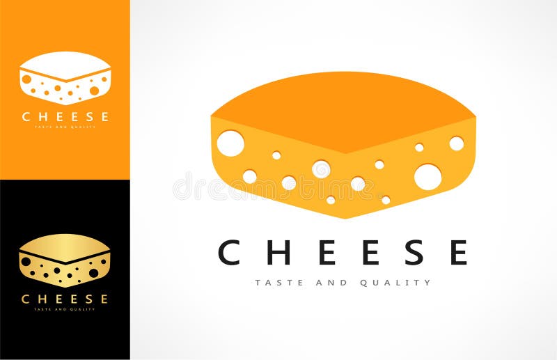 Cheese logo vector. stock vector. Illustration of gouda 116103072