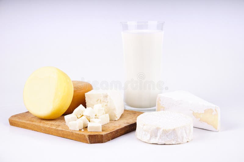 Cheese and milk stock image. Image of health, breakfast 17794337