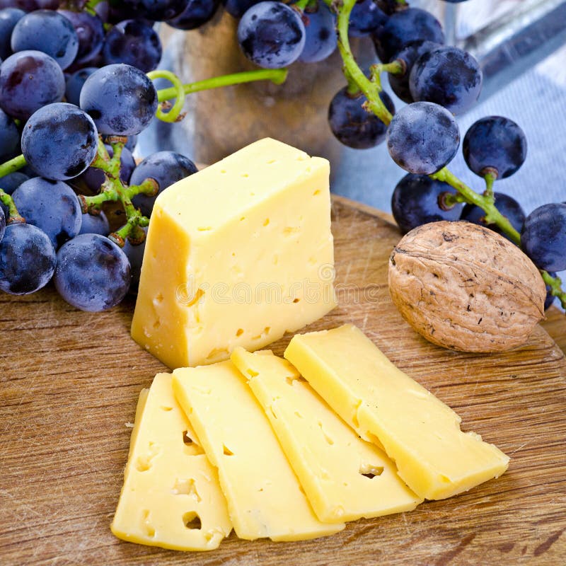 Cheese and nut stock photo. Image of cheese, yellow, blue 62558156