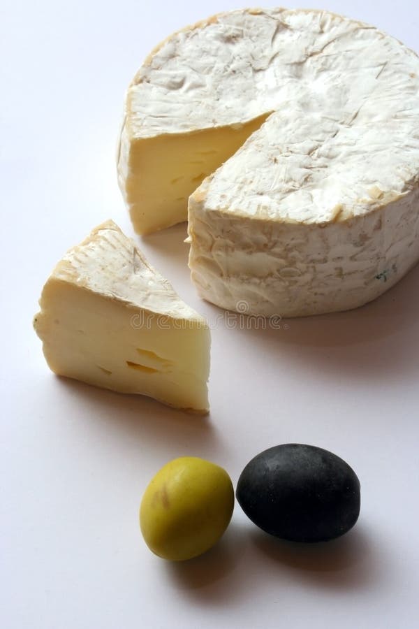 Cheese and olives stock image. Image of brie, mouldy, greek 3899185