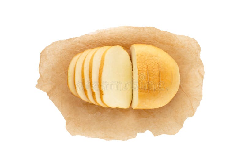 Cheese on parchment paper. stock image. Image of isolated 157138831